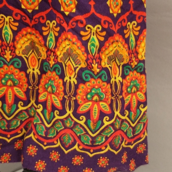 Rare Psychedelic Peasant Dress Vintage 70's Girls - Picture 6 of 11